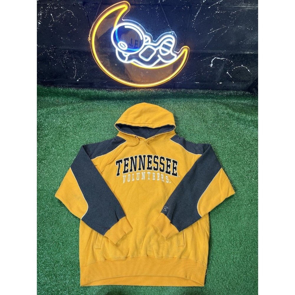 Tennessee Volunteers Hoodie‎ Mens Sz LG Orange Sweatshirt Embroidered Logo